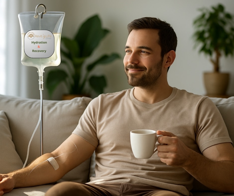 💧 Quick hydration and total refreshment Key Ingredients: Electrolytes, B-Complex, Amino Acids Benefits: Restores fluid and electrolyte balance rapidly. Ideal for athletes after intense workouts or dehydration cases. Improves physical performance and muscle recovery. Helps the body bounce back after illness or long trips.